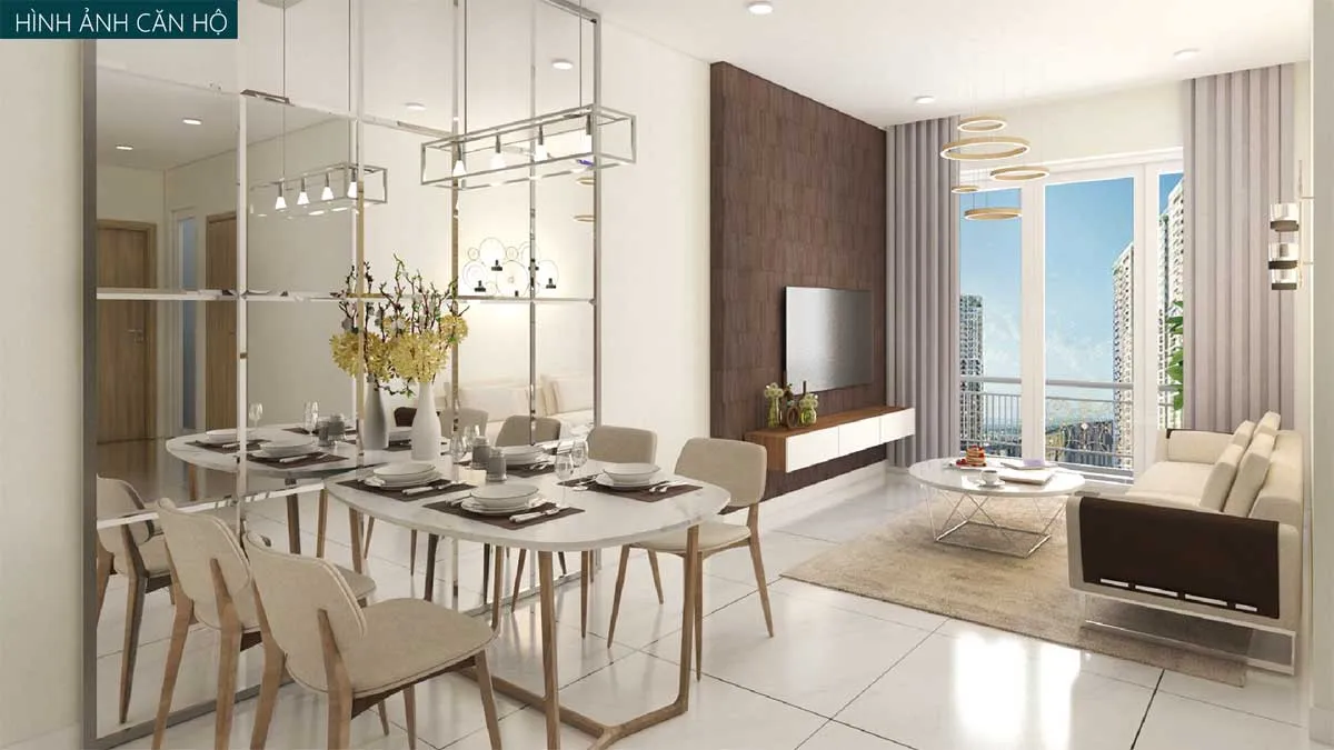 VIVA PLAZA QUẬN 7 23 Phòng khách Căn hộ ViVa Plaza 15B Nguyễn Lương Bằng