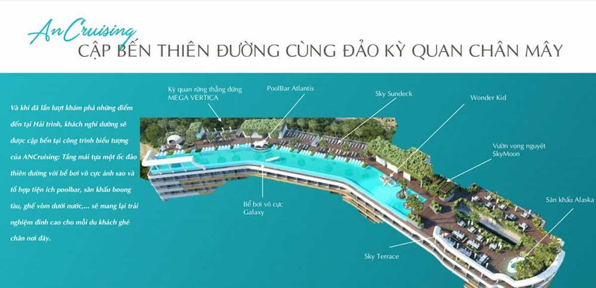 Đảo kỳ quan chân mây tầng thượng Ancruising Nha Trang