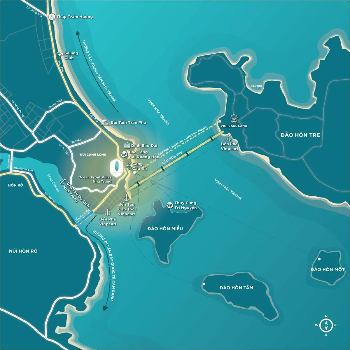 Ancruising Nha Trang 3 Vị trí Dự án Căn hộ Ancruising Nha Trang