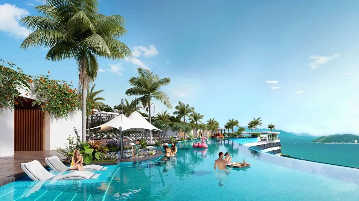 Ancruising Nha Trang 7 Hồ bơi vô cực Ancruising Nha Trang