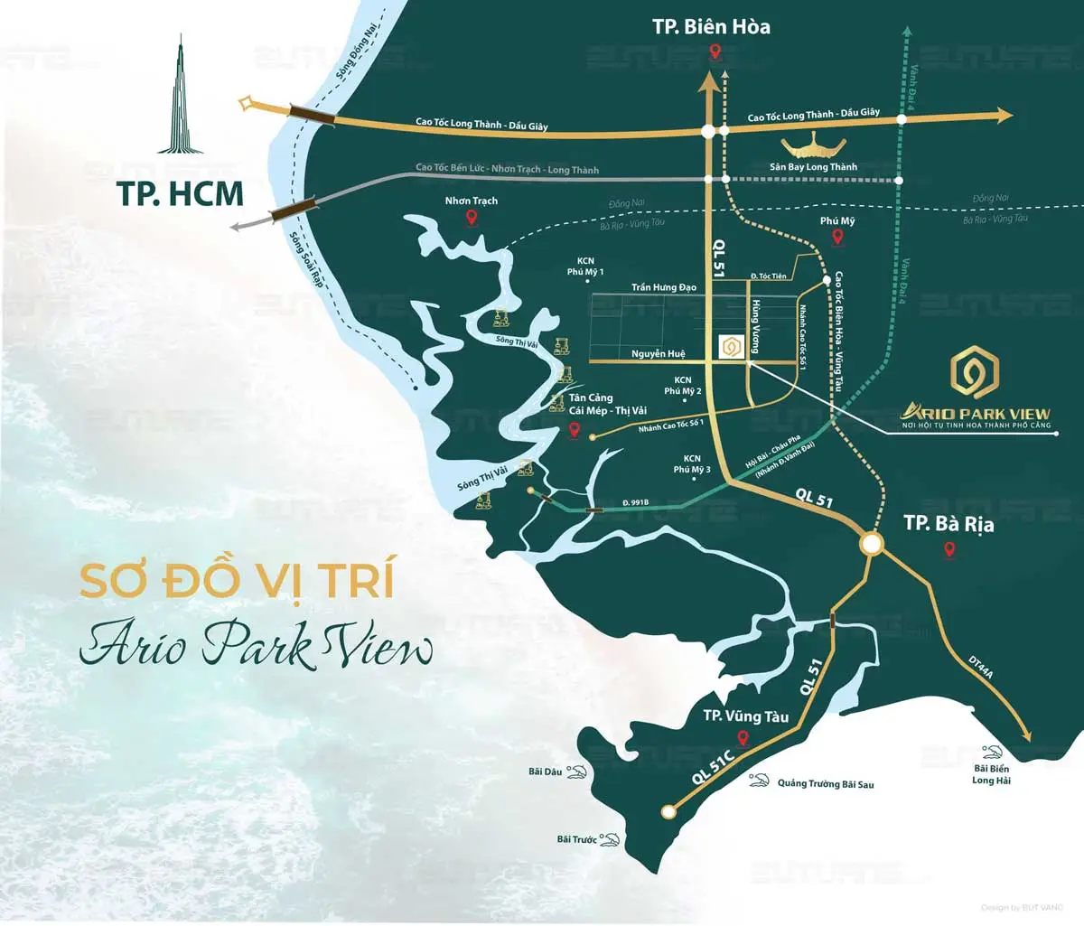 Ario Park View 4 Vị trí Dự án Ario Park View Phú Mỹ