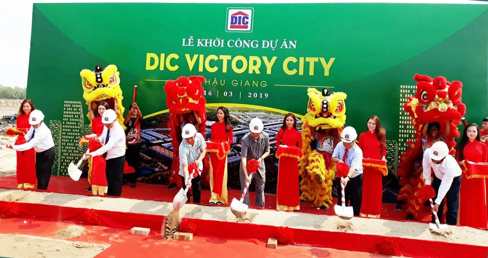 DIC VICTORY CITY 5 Lễ động thổ Khu đô thị DIC Victory City HâU Giang