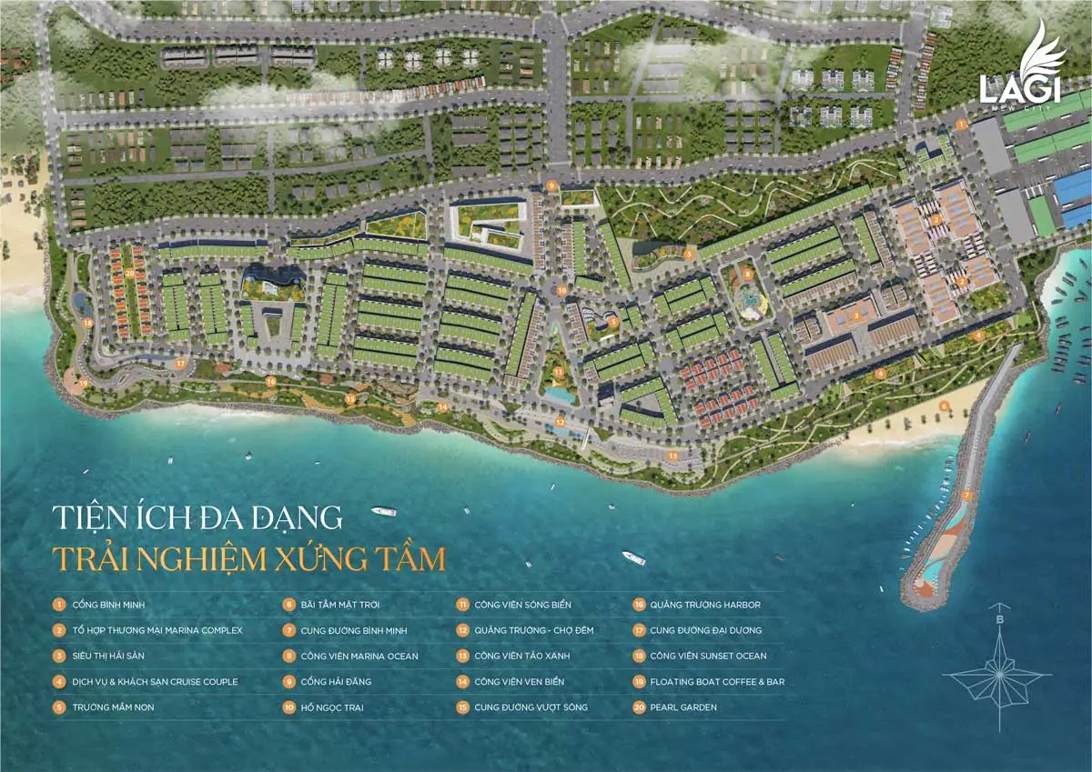 Lagi New City 7 Hệ thống tiện ích trải nghiệm xứng tầm tại Lagi New City