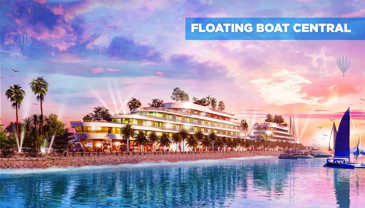 Lagi New City 12 Tiện ích khu thương mại Floating Boat Central tại Dự án Lagi New City