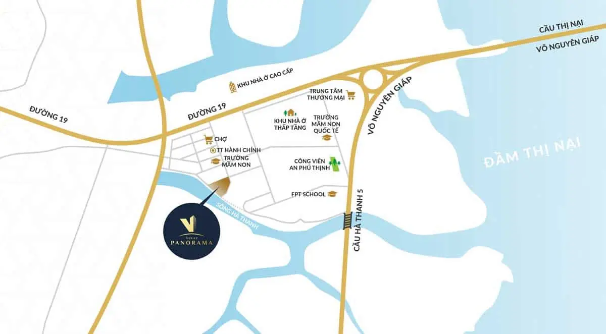 Vina2 Panorama Quy Nhơn 3 Vị trí Dự án Vina2 Panorama Quy Nhơn Bình Định