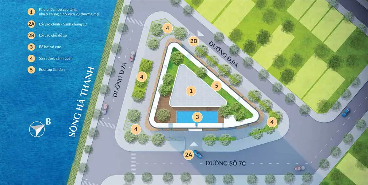 Vina2 Panorama Quy Nhơn 6 Hệ thống tiện ích Dự án Căn hộ Vina2 Panorama Quy Nhơn Bình Định