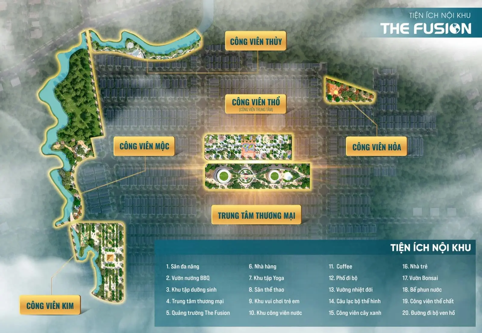 The Fusion 3 Mặt bằng tiện ích The Fusion Bà Rịa - Vũng Tàu