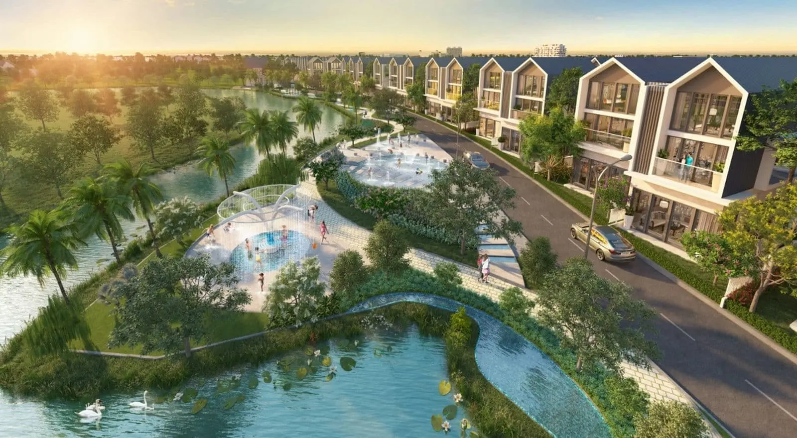 The Fusion 5 Công viên Thuỷ tại khu đô thị The Fusion