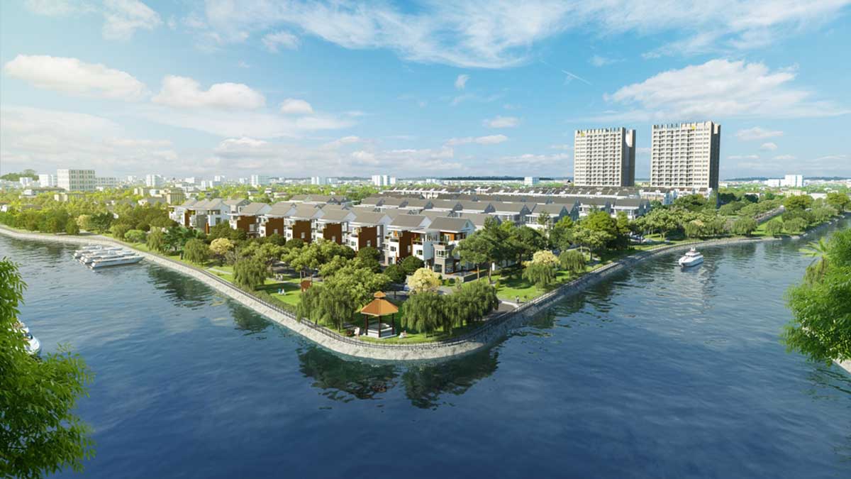 Khu biệt thự ven sông River Pearl City