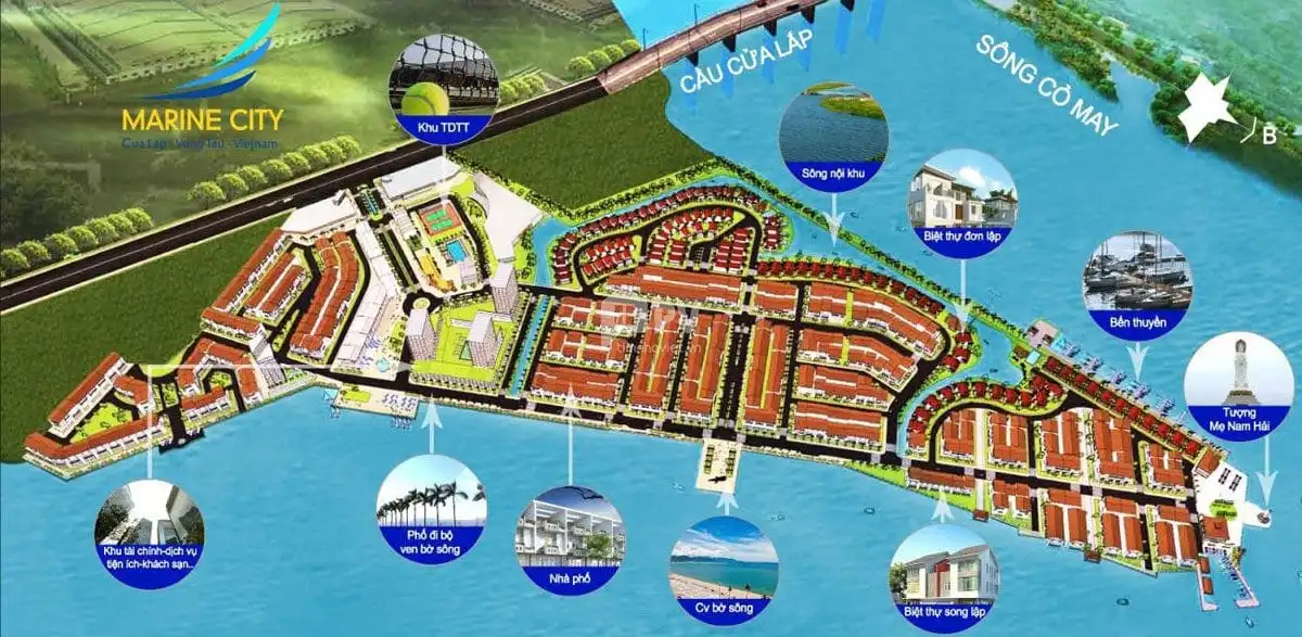 MARINE CITY BÀ RỊA VŨNG TÀU 2 Dự án Khu đô thị Phố biển Marine City