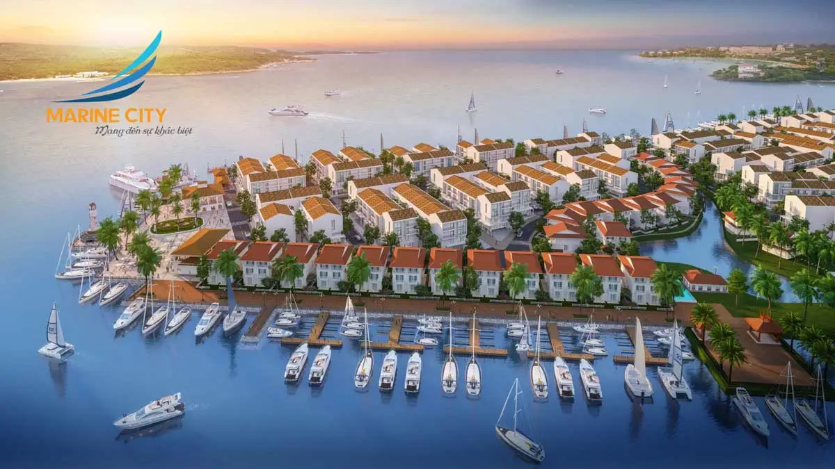 MARINE CITY BÀ RỊA VŨNG TÀU 8 Bến du thuyền tại Dự án Khu đô thị biển Marine City Bà Rịa Vũng Tàu