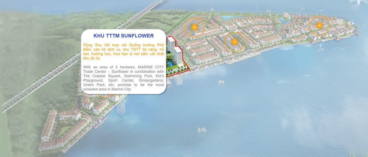 Khu trung tâm tài chinh- thương mại kết hợp quảng trường Biển dự án Marine City