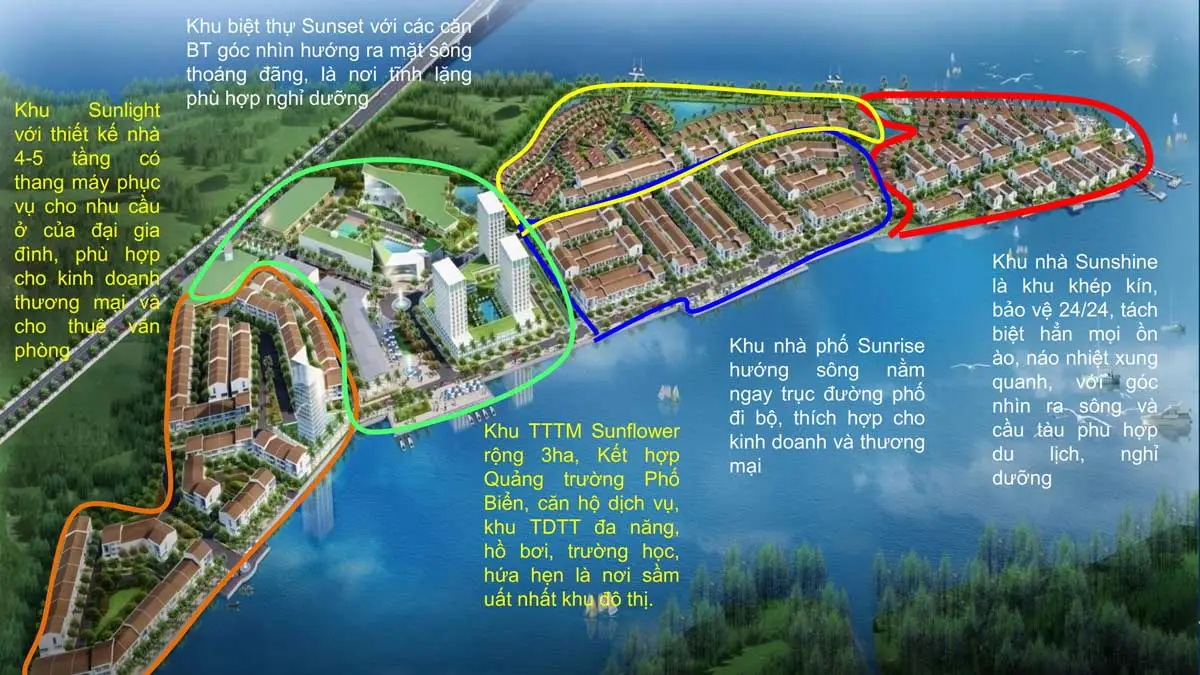 MARINE CITY BÀ RỊA VŨNG TÀU 10 Tổng thể Dự án Khu đô thị biển Marine City Bà Rịa Vũng Tàu