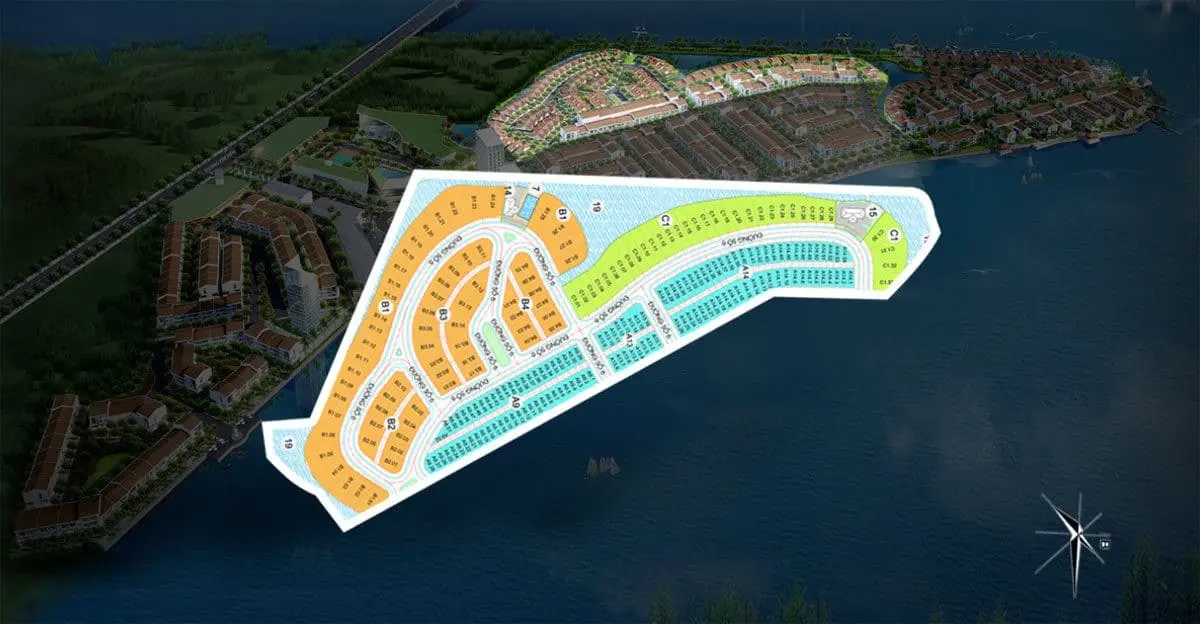 MARINE CITY BÀ RỊA VŨNG TÀU 17 Mặt bằng phân khu Sunset Dự án Marine City Bà Rịa