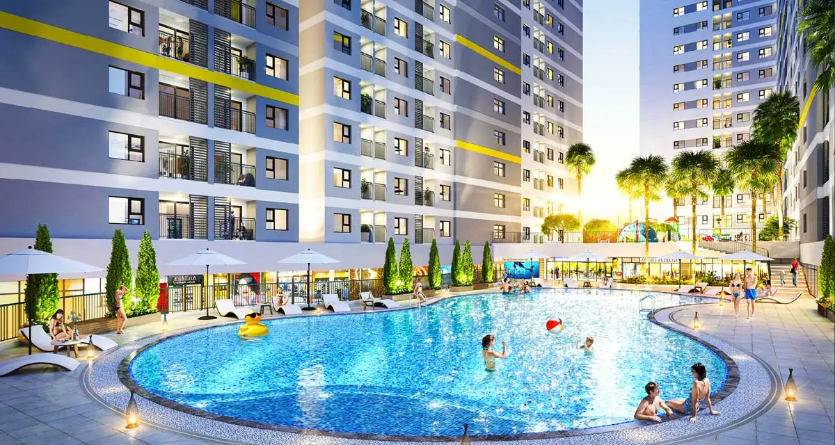 LEGACY CENTRAL BÌNH DƯƠNG 16 Hồ bơi nội khu Legacy Central Bình Dương