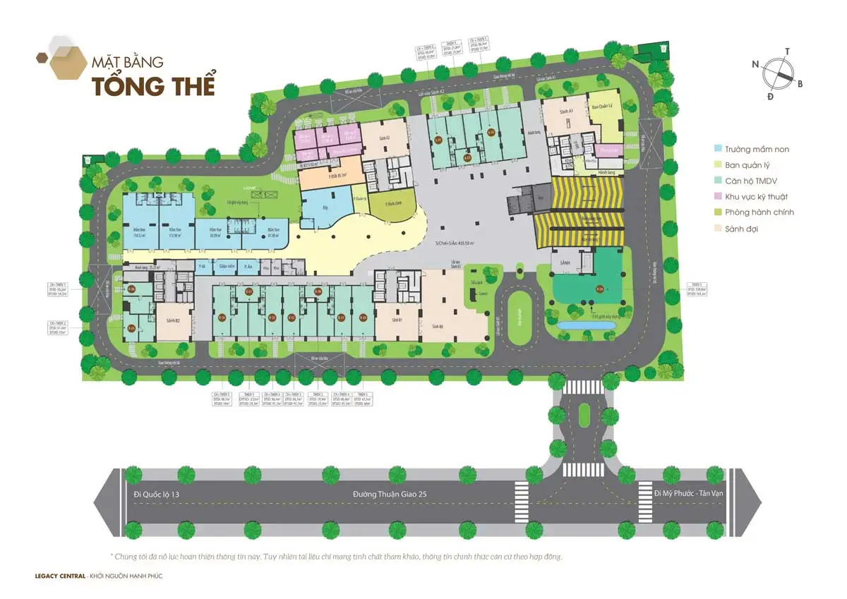 LEGACY CENTRAL BÌNH DƯƠNG 22 Mặt bằng Tầng điển hình Dự án Legacy Central Thuận An Bình Dương