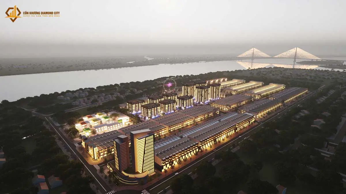 Cồn Khương Diamond City 2 Toàn cảnh Khu đô thị Cồn Khương Diamond City