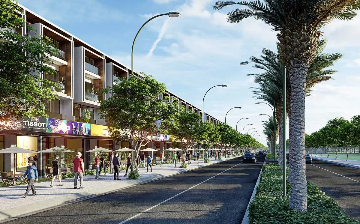 Cồn Khương Diamond City 5 Trục chính Dự án Cồn Khương Diamond City Cần Thơ