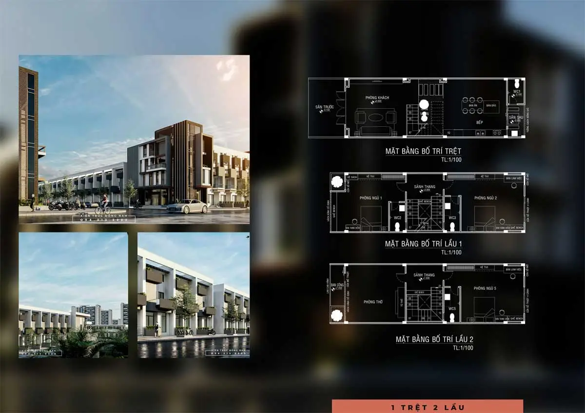 Cồn Khương Diamond City Thiet ke nha mau Con Khuong Diamond City - Cồn Khương Diamond City