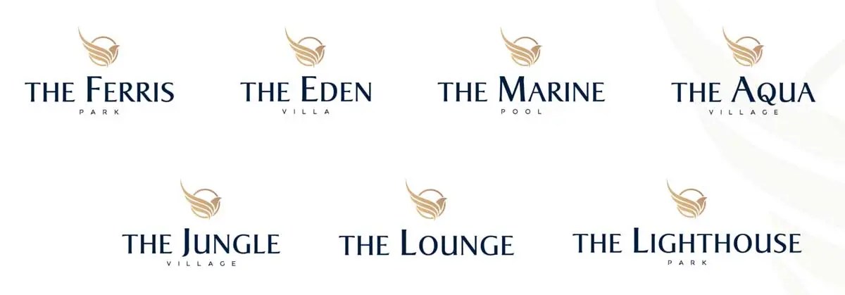 THE APUS PHƯỚC HẢI 11 7 phân khu chính tại The Apus Long Hải