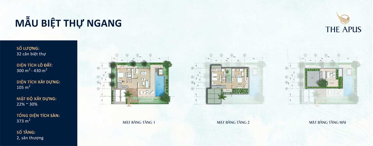 Mẫu thiết kế Biệt thự ngang The Eden Villas