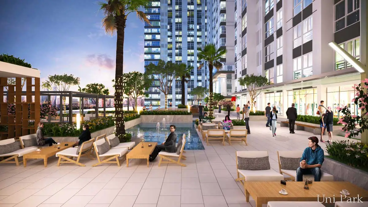 Nội khu Hồ bơi Uni Park Nội khu Hồ bơi Uni Park