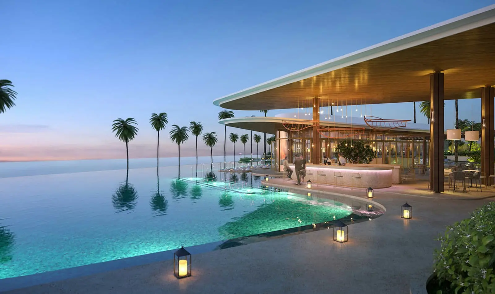 NOVOTEL SUITES VOGUE RESORT 5 Vip Beach Club Vogue Resort View Biển