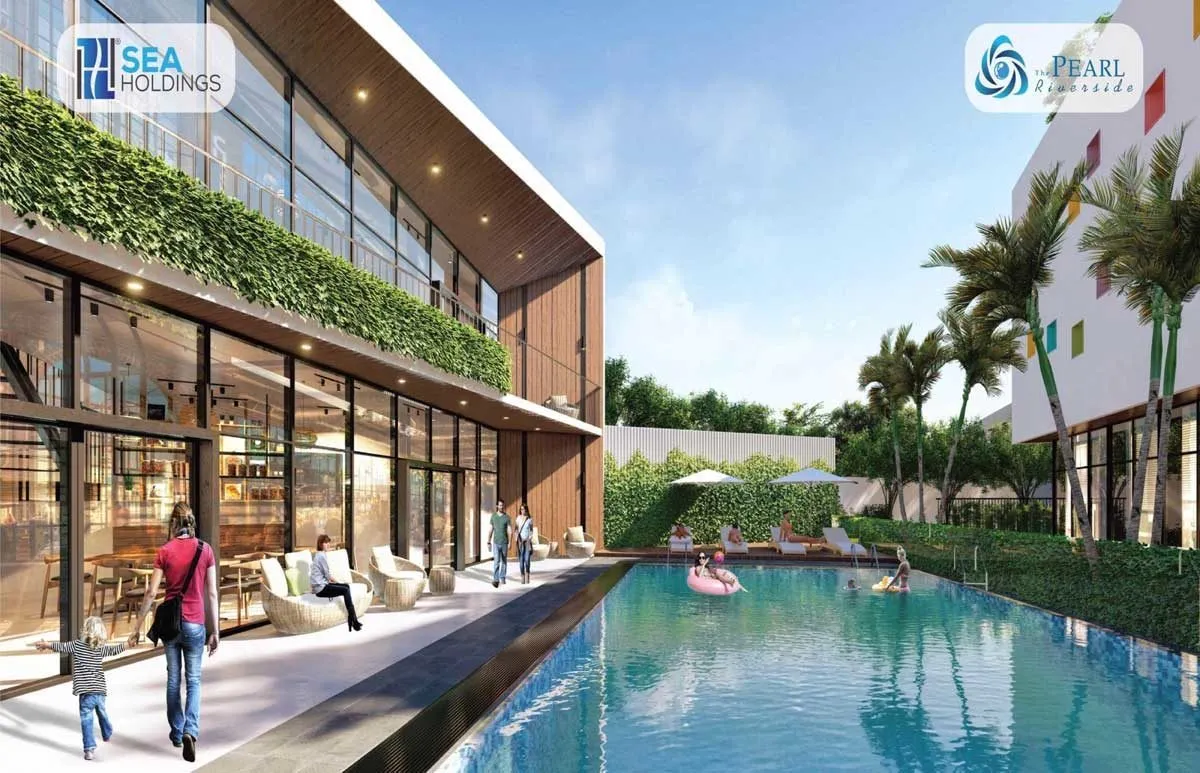 THE PEARL RIVERSIDE LONG AN 11 Hồ bơi Dự án Nhà Phố - Biệt thự The Pearl Riverside Bến Lức Long An