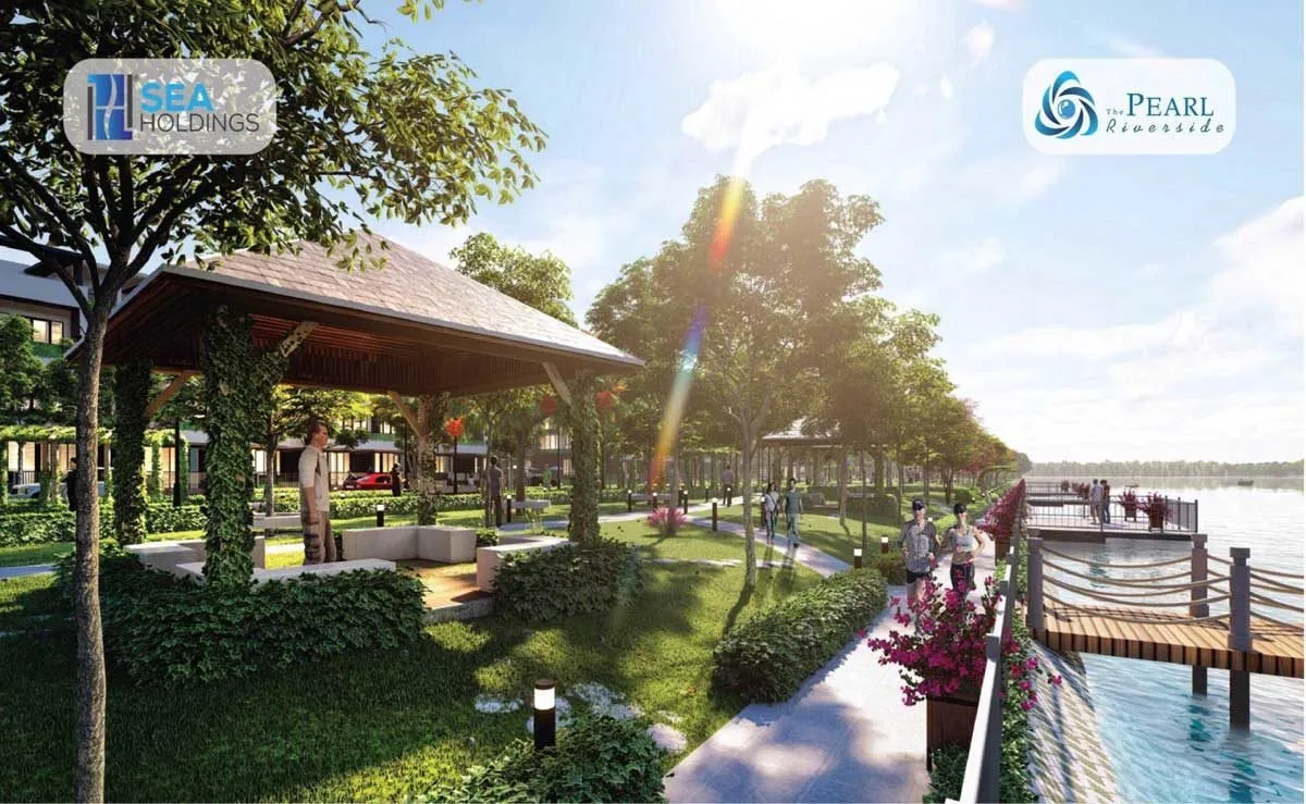 THE PEARL RIVERSIDE LONG AN 8 Khu BBQ Dự án Nhà Phố - Biệt thự The Pearl Riverside Bến Lức Long An