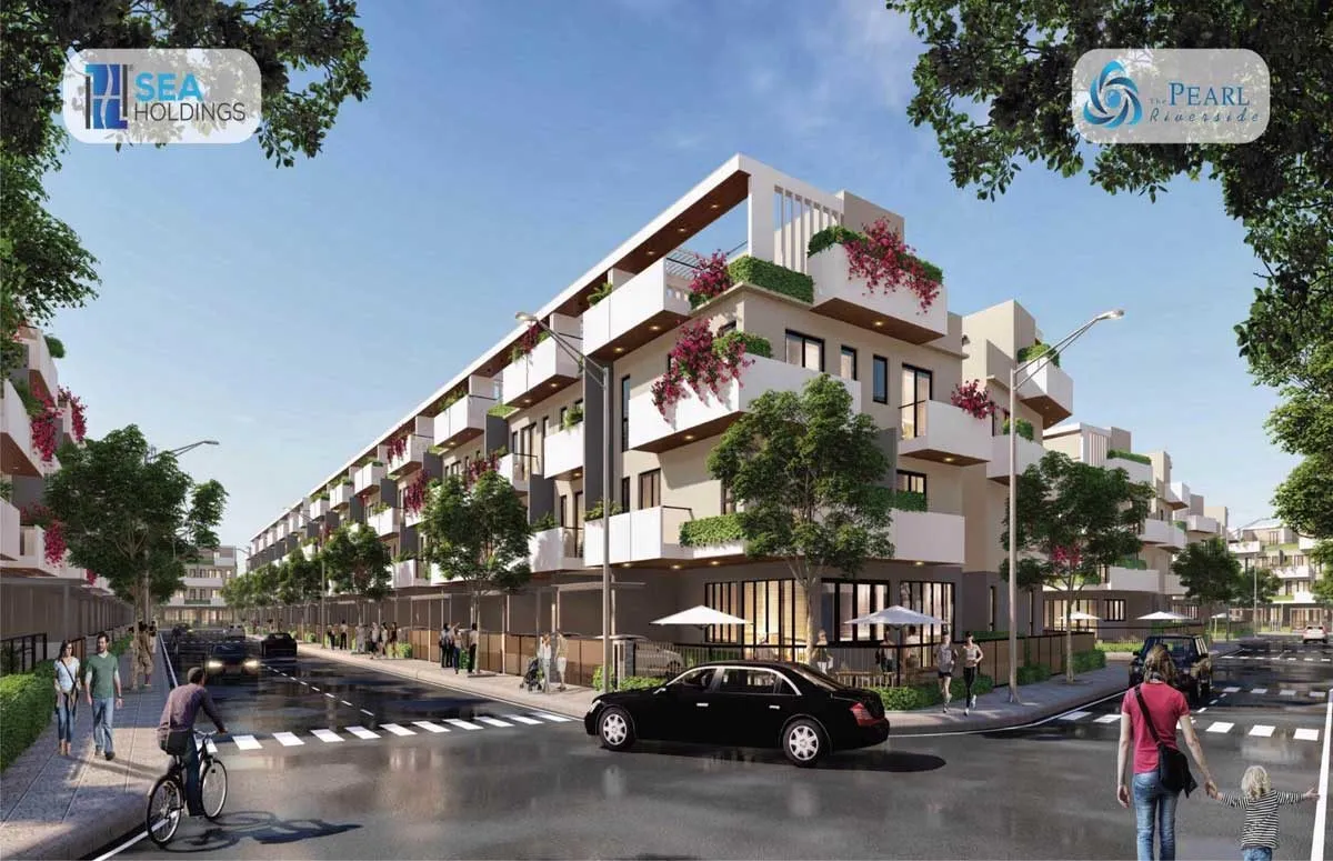 THE PEARL RIVERSIDE LONG AN 13 Phối cảnh Nhà phố The Pearl Riverside Bến Lức Long An
