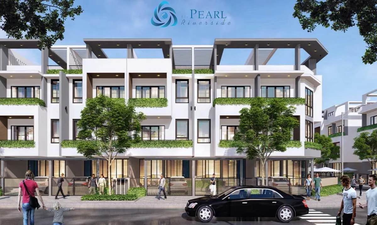 THE PEARL RIVERSIDE LONG AN 14 Phối cảnh Căn góc The Pearl Riverside Bến Lức Long An