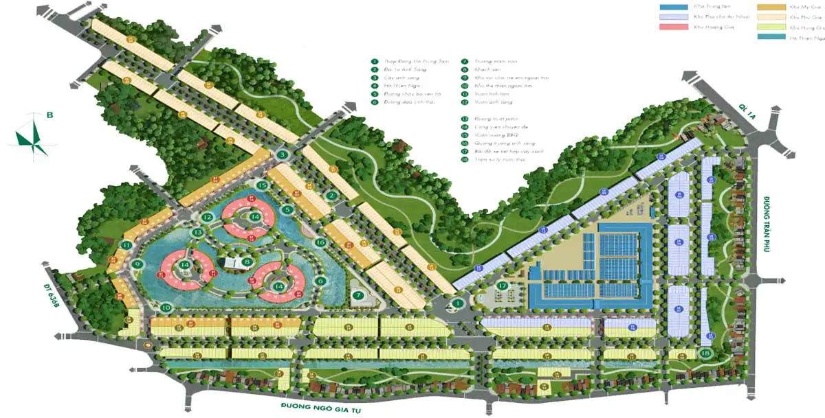 Hưng Định City 4 Mặt bằng Dự án Hưng Định City An Nhơn Bình Định