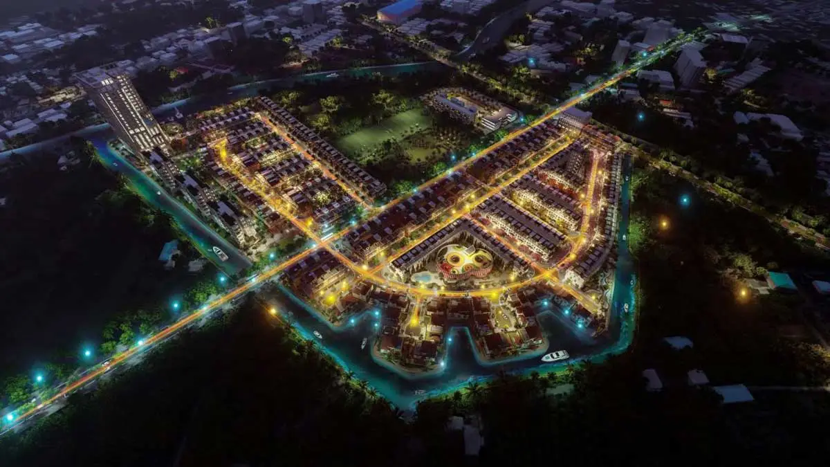 T&T TamDa 2 Phối cảnh Dự án T&T TamDa Vĩnh Long về đêm