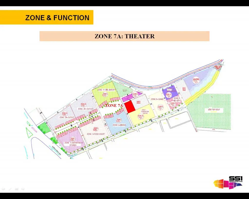 Diyas SS1 Space Ship One 10 Mặt bằng Zone 7A: Theater
