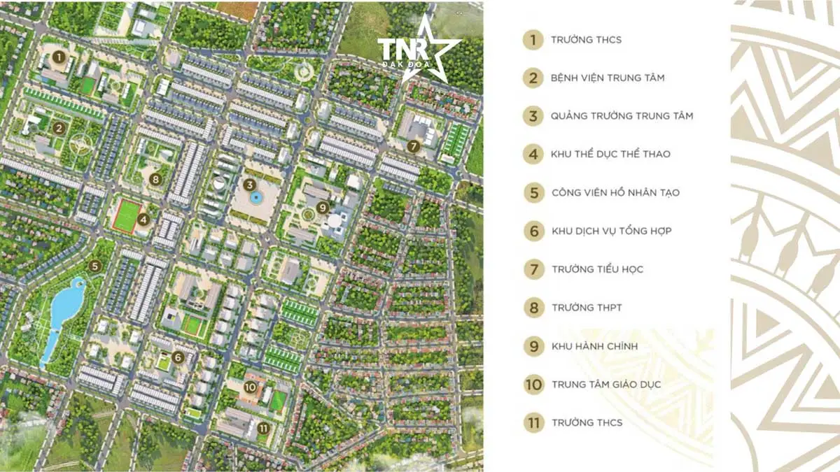 TNR STAR ĐĂK ĐOA GIA LAI 4 Hệ thống Tiện ích Dự án Khu đô thị TNR Đăk Đoa Gia Lai