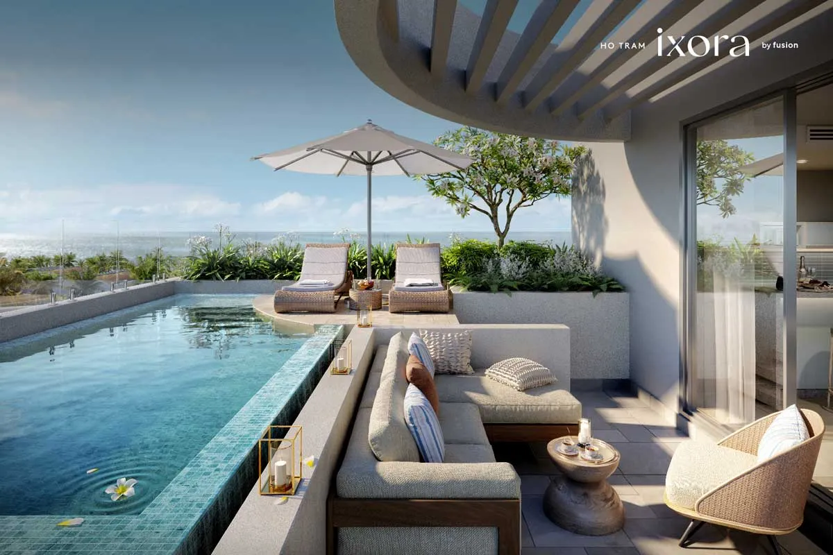 Hồ bơi Penthouse Ixora Ho Tram Hồ bơi Penthouse Ixora Ho Tram