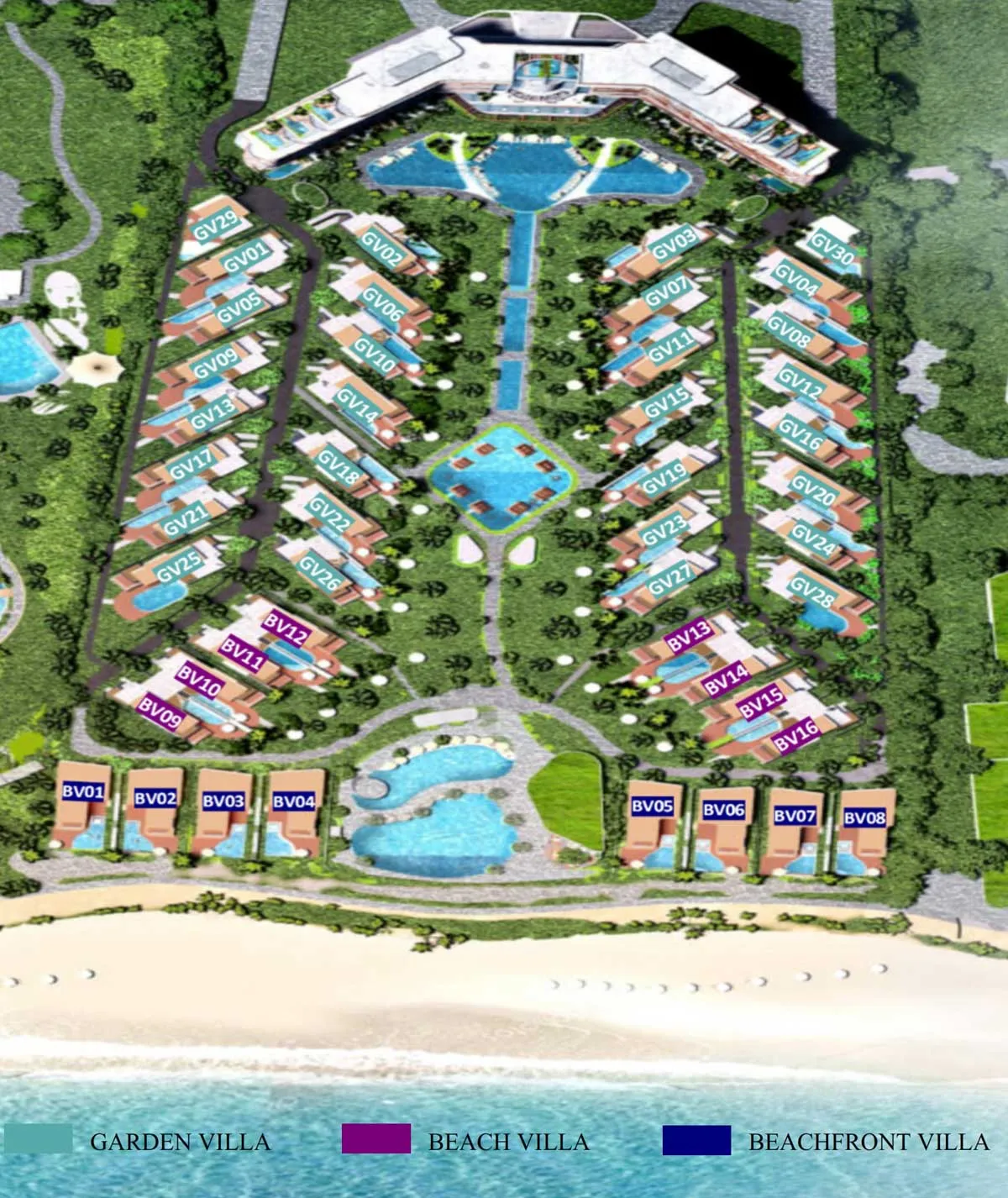 IXORA HỒ TRÀM 11 Mặt bằng Dự án Ixora Hồ Tràm By Fusion