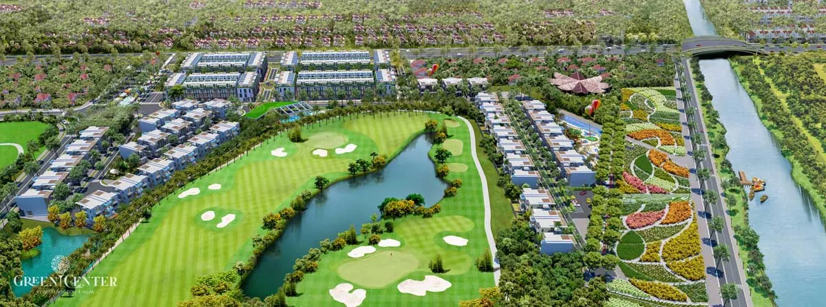 Green Center 6 Sân golf Green Center - Làng sinh thái golf Tây Sài Gòn