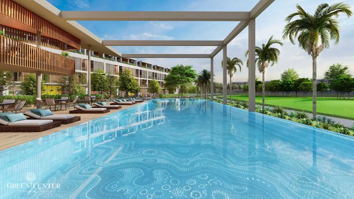 Green Center 5 Hồ bơi Green Center - Làng sinh thái golf Tây Sài Gòn