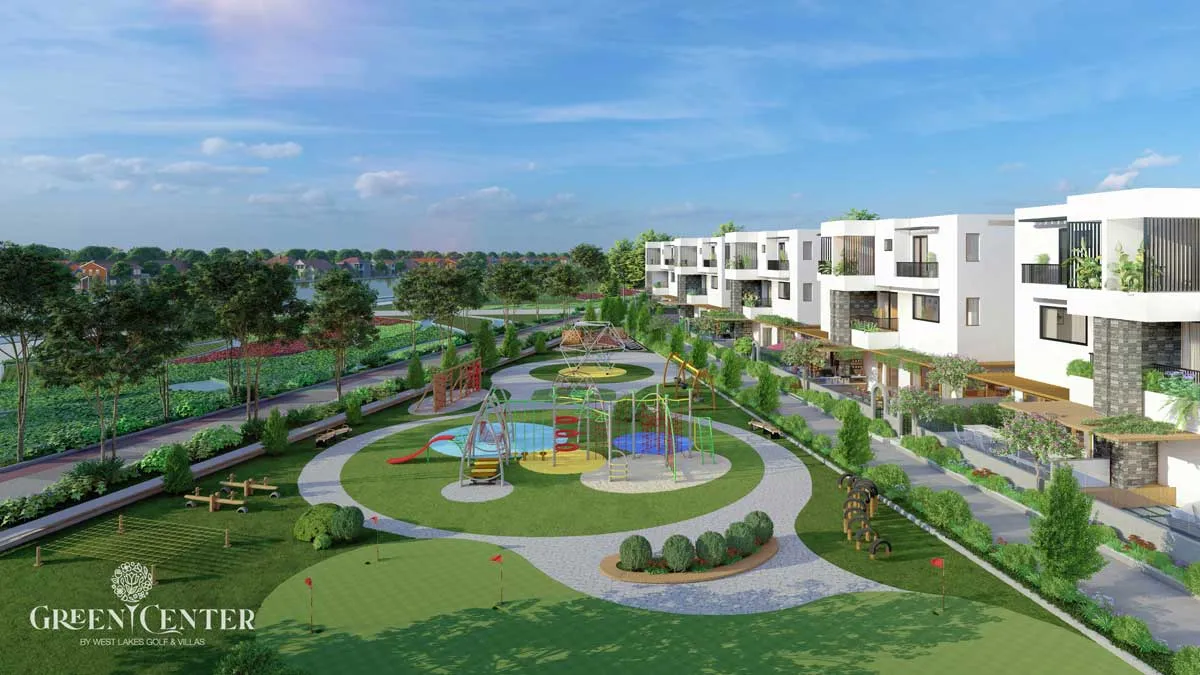 Green Center 7 Công viên nhiệt đới Green Center - Làng sinh thái golf Tây Sài Gòn