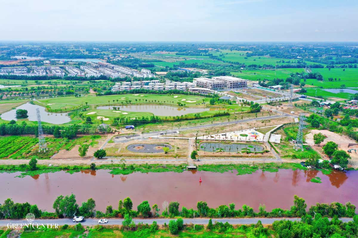 Cap nhat Tien do thi cong Du an Lang Sinh Thai Green Center - Green Center