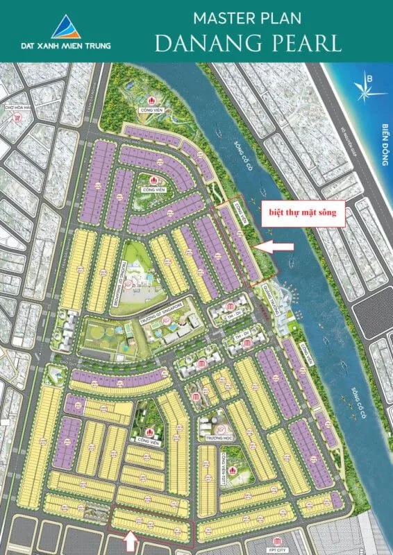 ONE RIVER VILLAS ĐÀ NẴNG 7 mat-bang-phan-lo-one-river-villas-da-nang