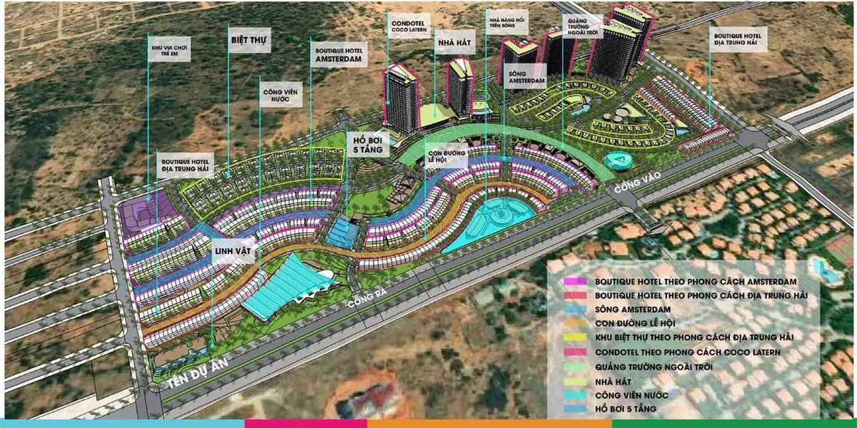 SUMMERLAND MŨI NÉ 8 Tiện ích Nội khu Summer Land Resort