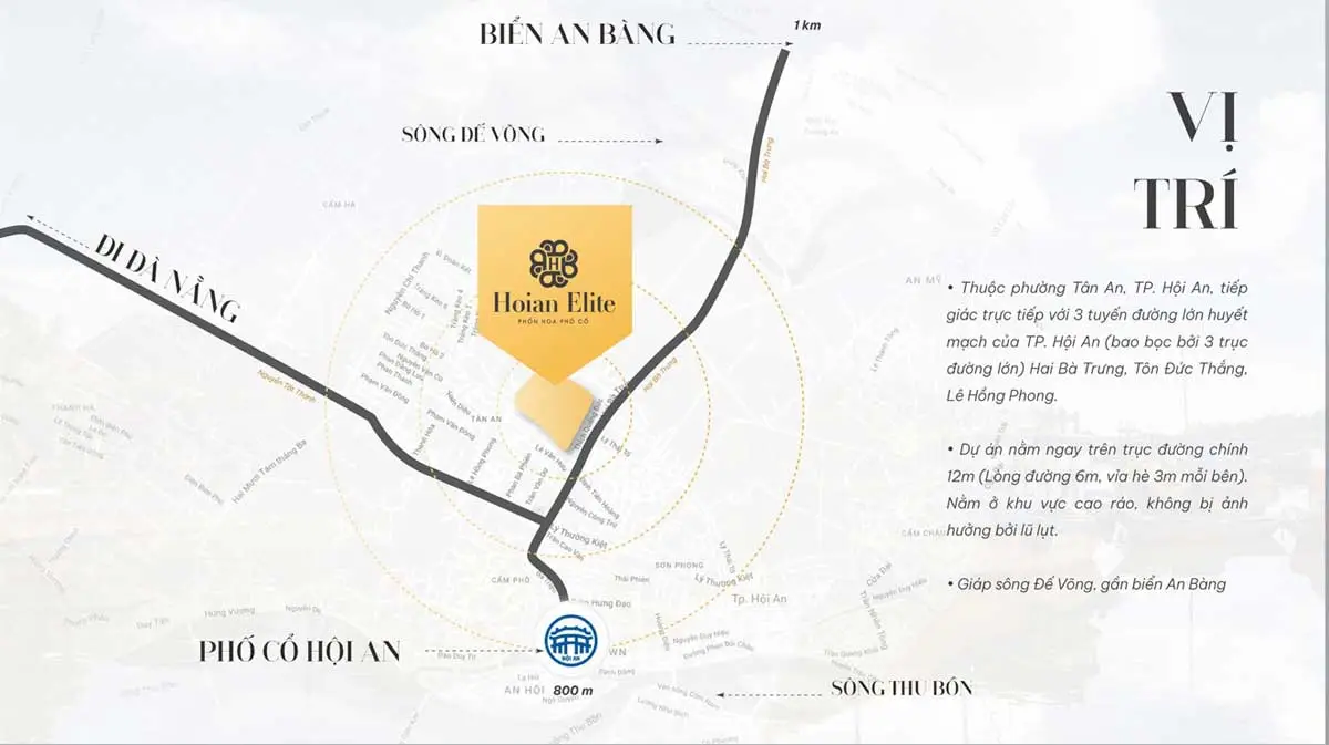 Hội An Elite 2 Vị trí Dự án Khu đô thị Hội An Elite QUảng Nam