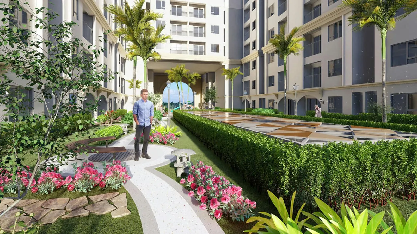 Legend City 5 Khu công viên nội khu Dự án Căn hộ Chung cư Legend City Bà Rịa