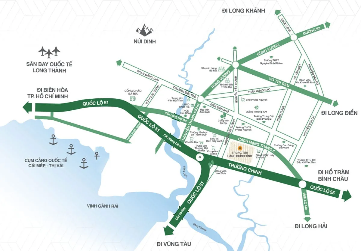 Legend City 4 Vị trí Dự án Căn hộ Chung cư Legend City Bà Rịa