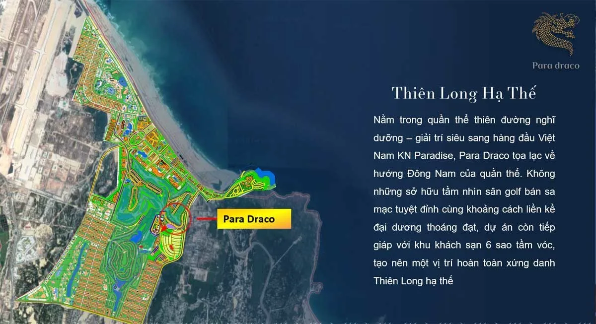 PARA DRACO CAM RANH 5 Vị trí Khu biệt thự Para Draco Cam Ranh