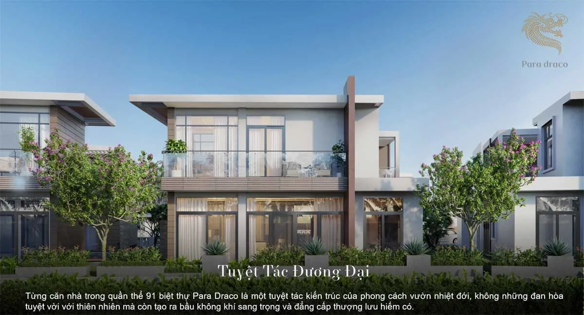 PARA DRACO CAM RANH 19 Thiết kế Biệt thự mẫu Para Draco