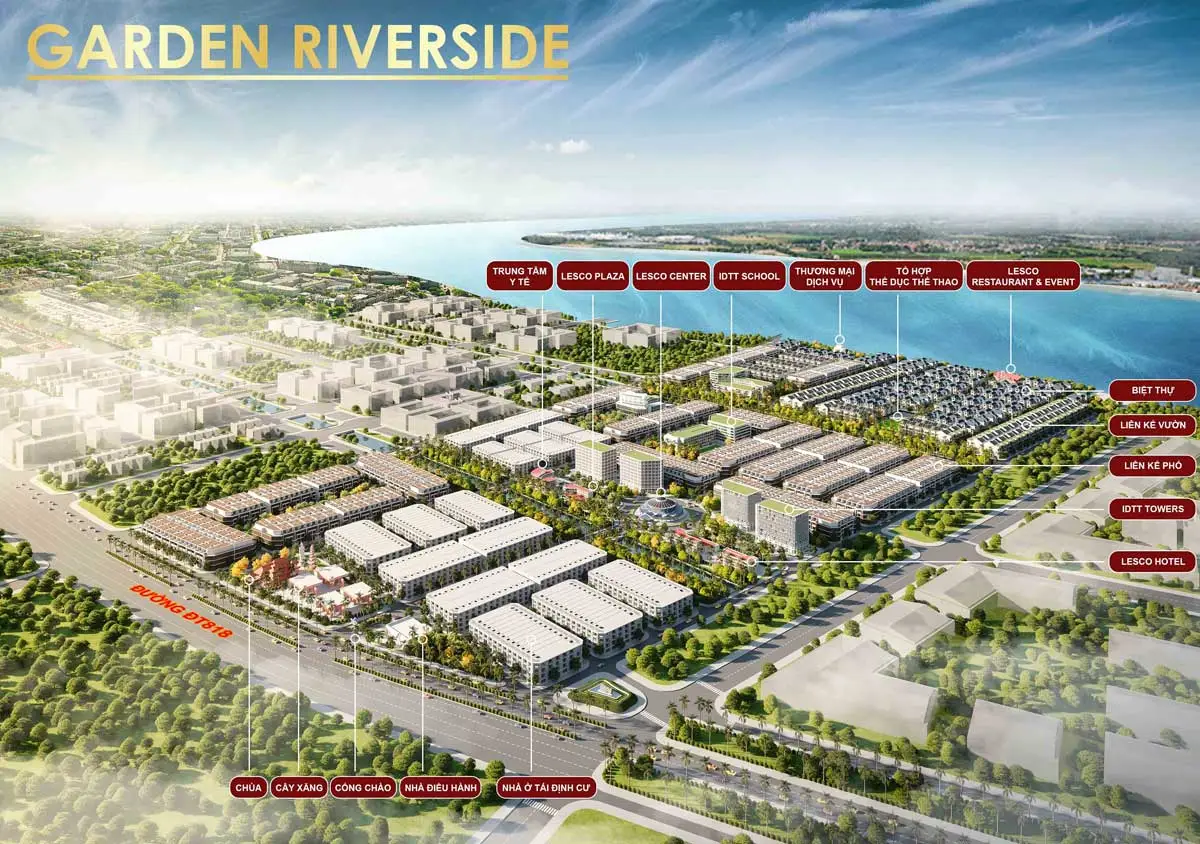 GARDEN RIVERSIDE LONG AN 9 Hệ thống Tiện ích nội khu Dự án Khu Nhà Vườn Bên Sông Garden Riverside Long An