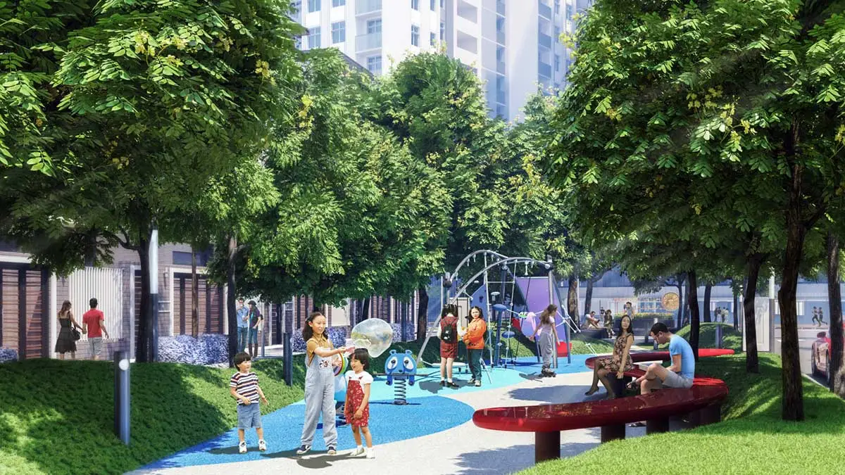 HÀ ĐÔ PHẠM VĂN ĐỒNG THỦ ĐỨC 5 Công viên nội khu tại Dự án Căn hộ Hà Đô Thủ Đức